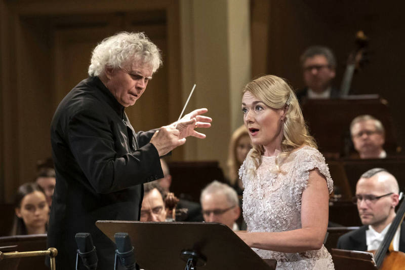 Simon Rattle a Magdalena Kožená, foto Petra Hajská