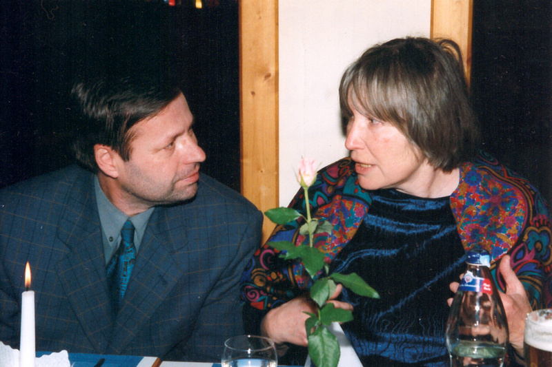 Michaela Freemanová a Pavel Polka v Bádenském státním divadle v Karlsruhe dne 23. února 2003 během 26. Händelova festivalu Karlsruhe, foto Frithjof Kessel