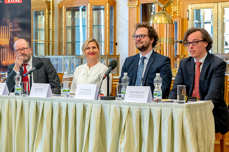 Tisková konference Symfonického orchestru hl. m. Prahy FOK, foto Petr Dyrc