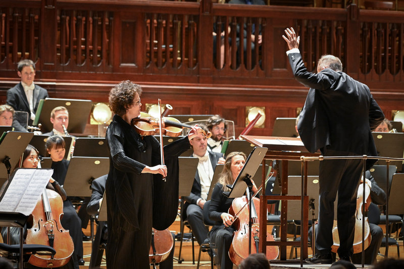 Tabea Zimmermann, François-Xavier Roth, foto Ivan Malý