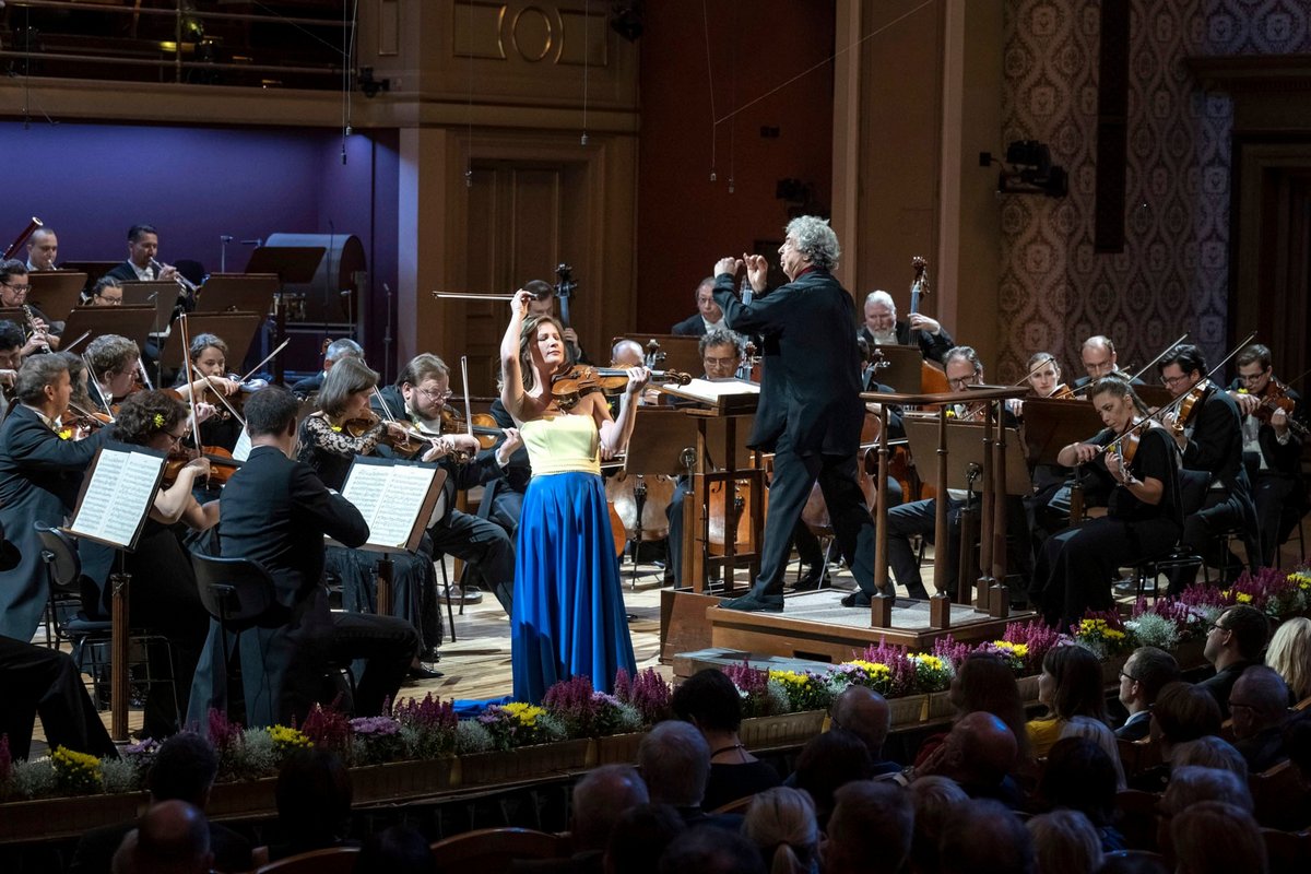 Lisa Batiashvili, Semjon Byčkov, foto Petra Hajská