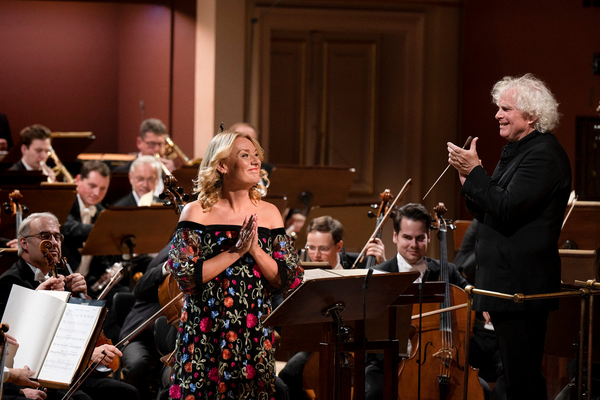 Magdalena Kožená, sir Simon Rattle, foto Petr Kadlec