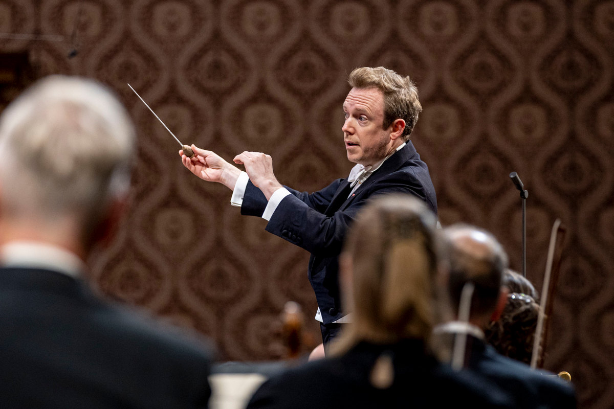 Na Dvořákově Praze v čele Symfonického orchestru Švédského rozhlasu, foto Martin Divíšek