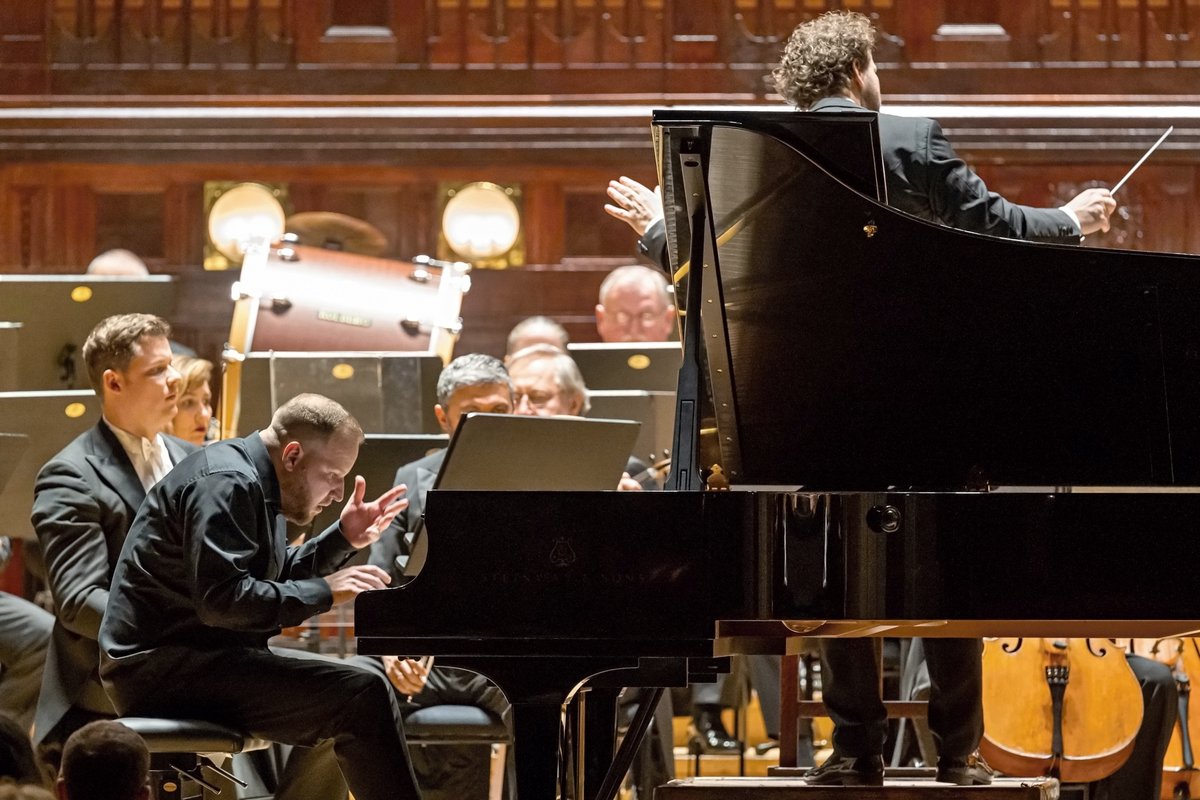 Lukáš Vondráček, Tomáš Brauner, Symfonický orchestr hl. m. Prahy FOK, foto Petr Dyrc