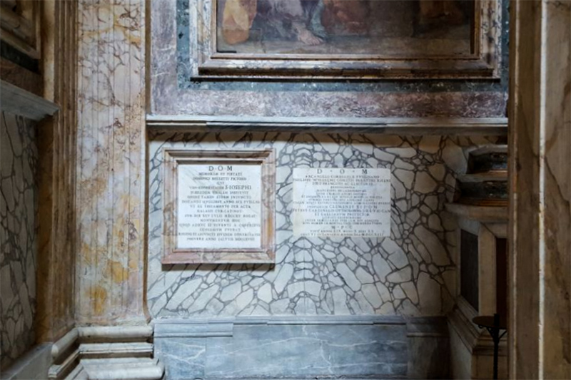 Corelliho hrob v římském Pantheonu