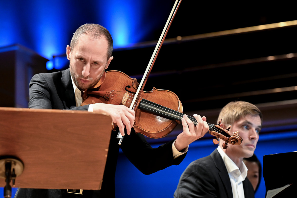 Antoine Tamestit, Cédric Tiberghien, foto Ivan Malý