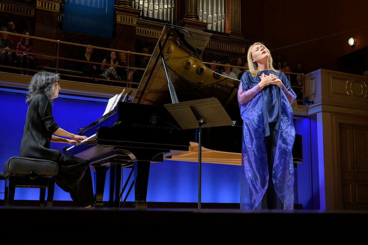 Mitsuko Uchida, Magdalena Kožená, foto Petra Hajská