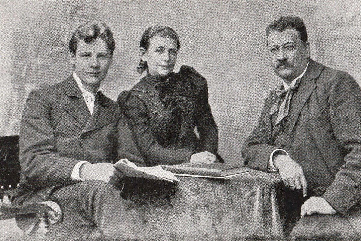 Leo Slezak s rodiči