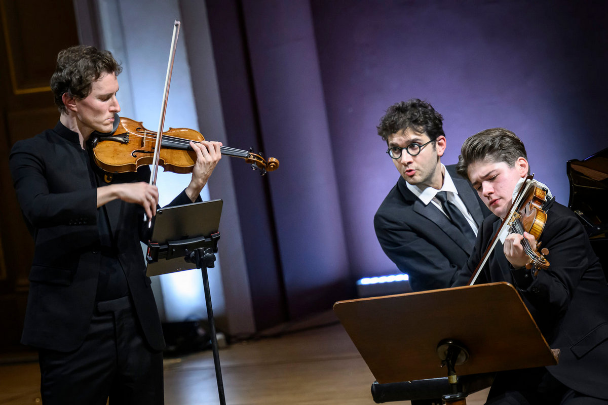 Josef Špaček, Roman Rabinovich, David Hernych, foto Petra Hajská