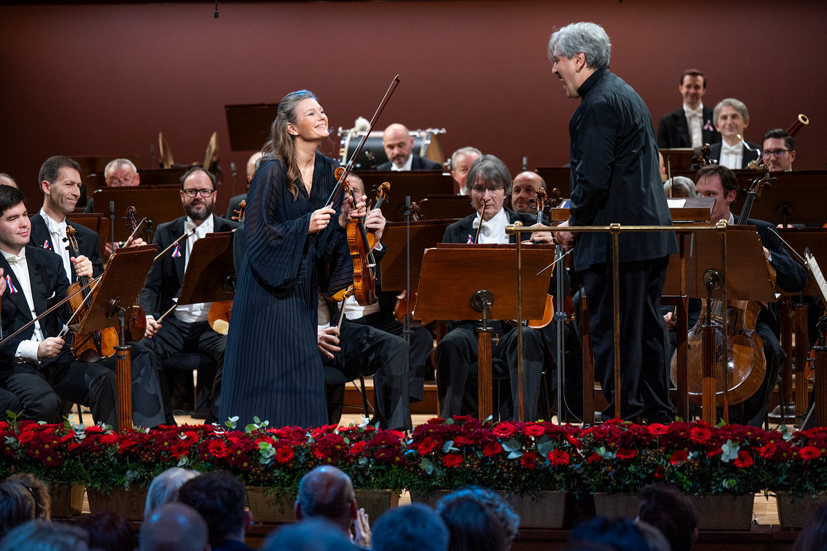 Janine Jansen, Antonio Pappano, foto Petr Kadlec