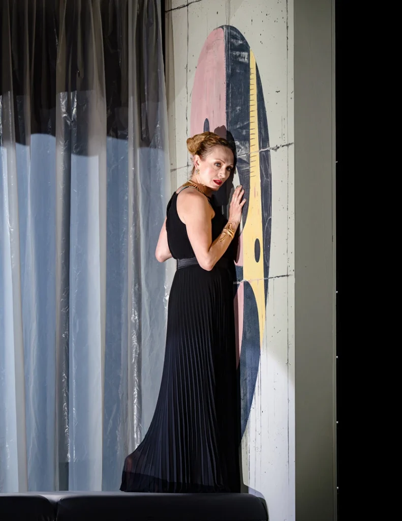 Olga Jelínková v roli Kleopatry v Národním divadle Mannheim / Foto: Christian Kleiner