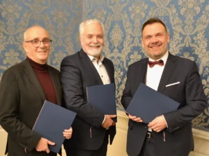 Jan Burian, Ondřej Kepka a Martin Baxa / Foto: Ministerstvo kultury ČR